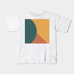 Geometric Lines, 60s - Vintage Lines Kids T-Shirt